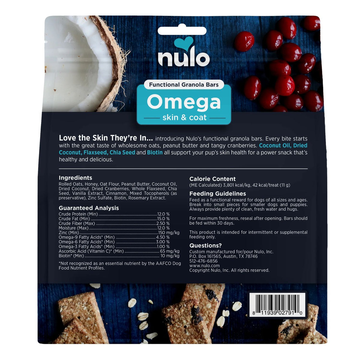 Nulo Dog FUNCTL Granola Omega 10 oz