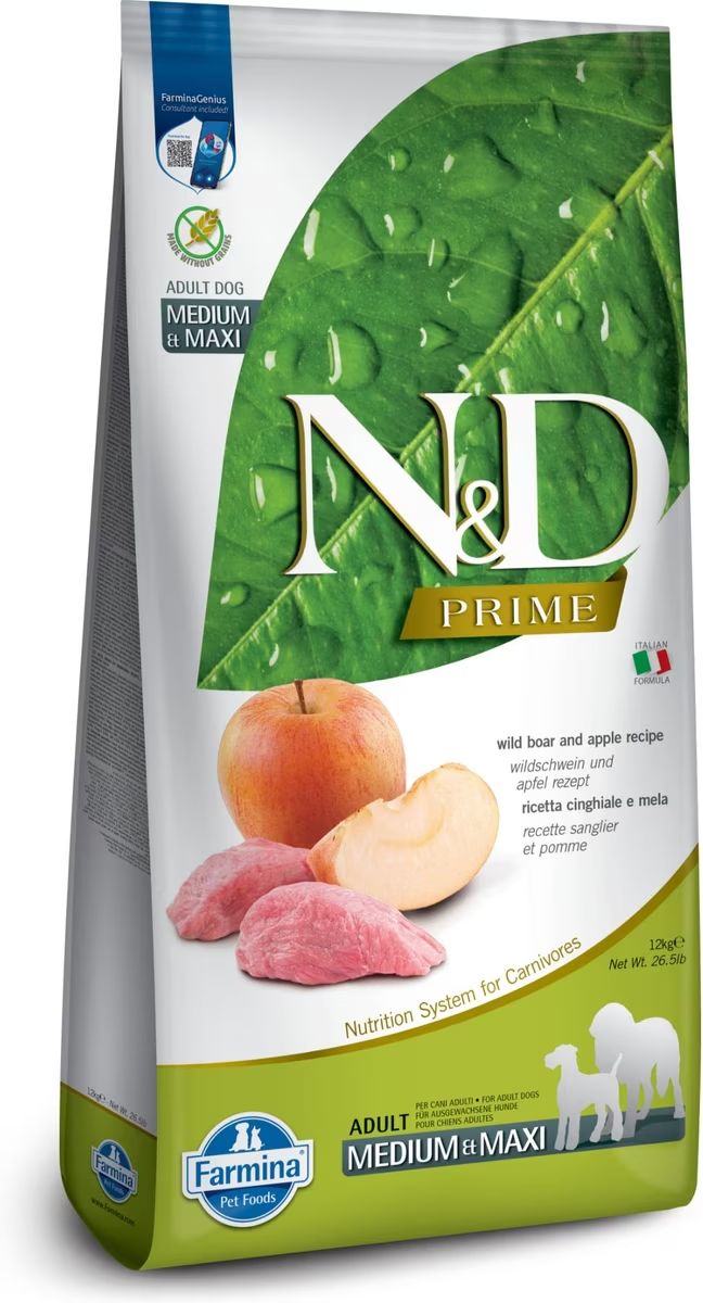 Farmina Dog Grain Free BOAR APL MD MAX 26.4 lb