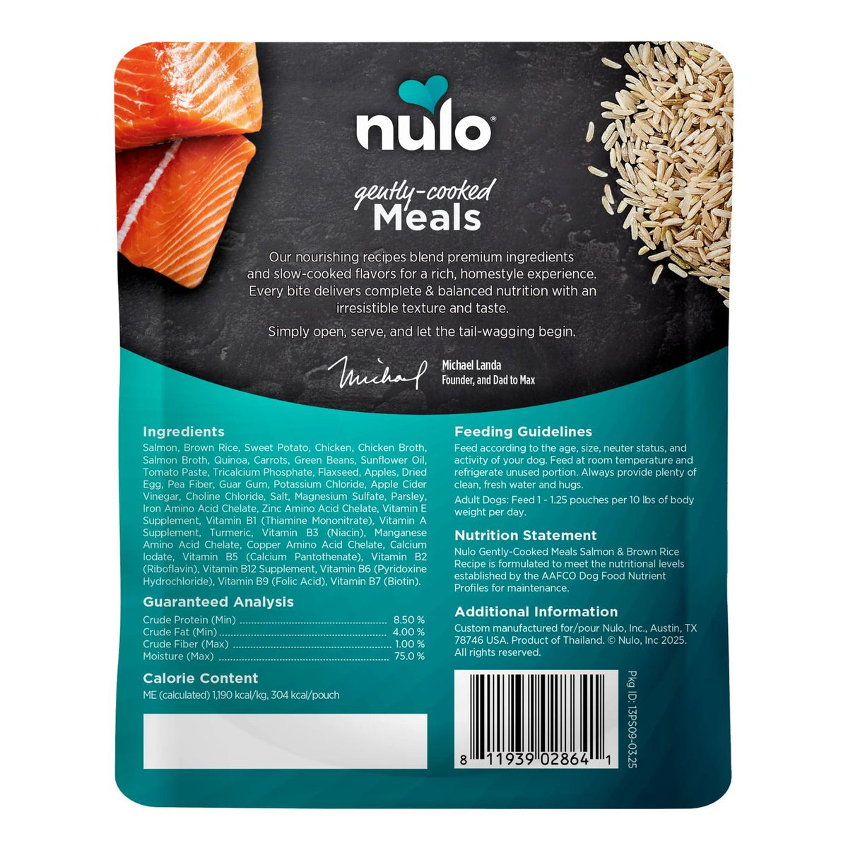 Nulo Dog Gently Cooked Salmon 9 oz PCH