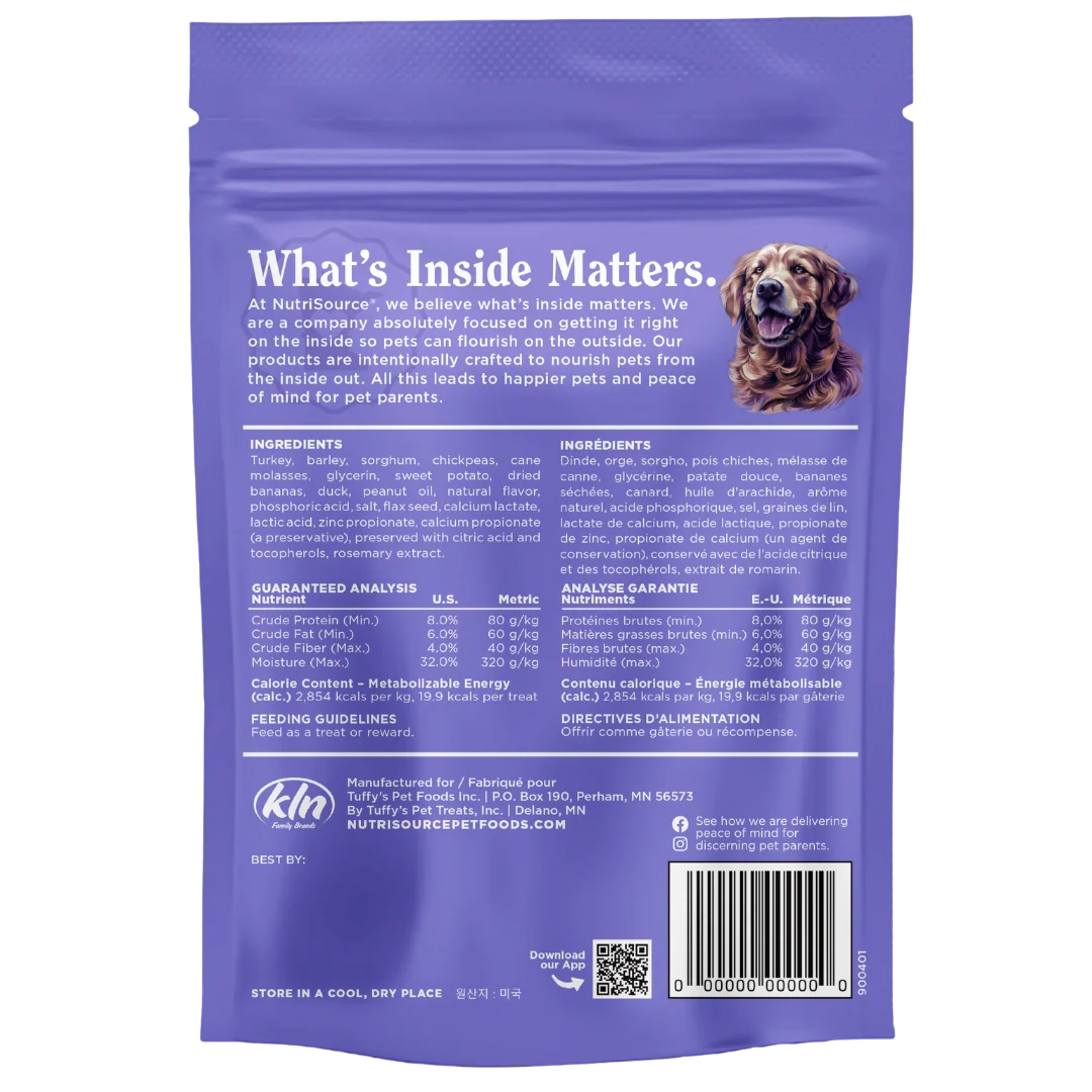 Nutri Source Chompers Turkey & Duck Treats 6oz