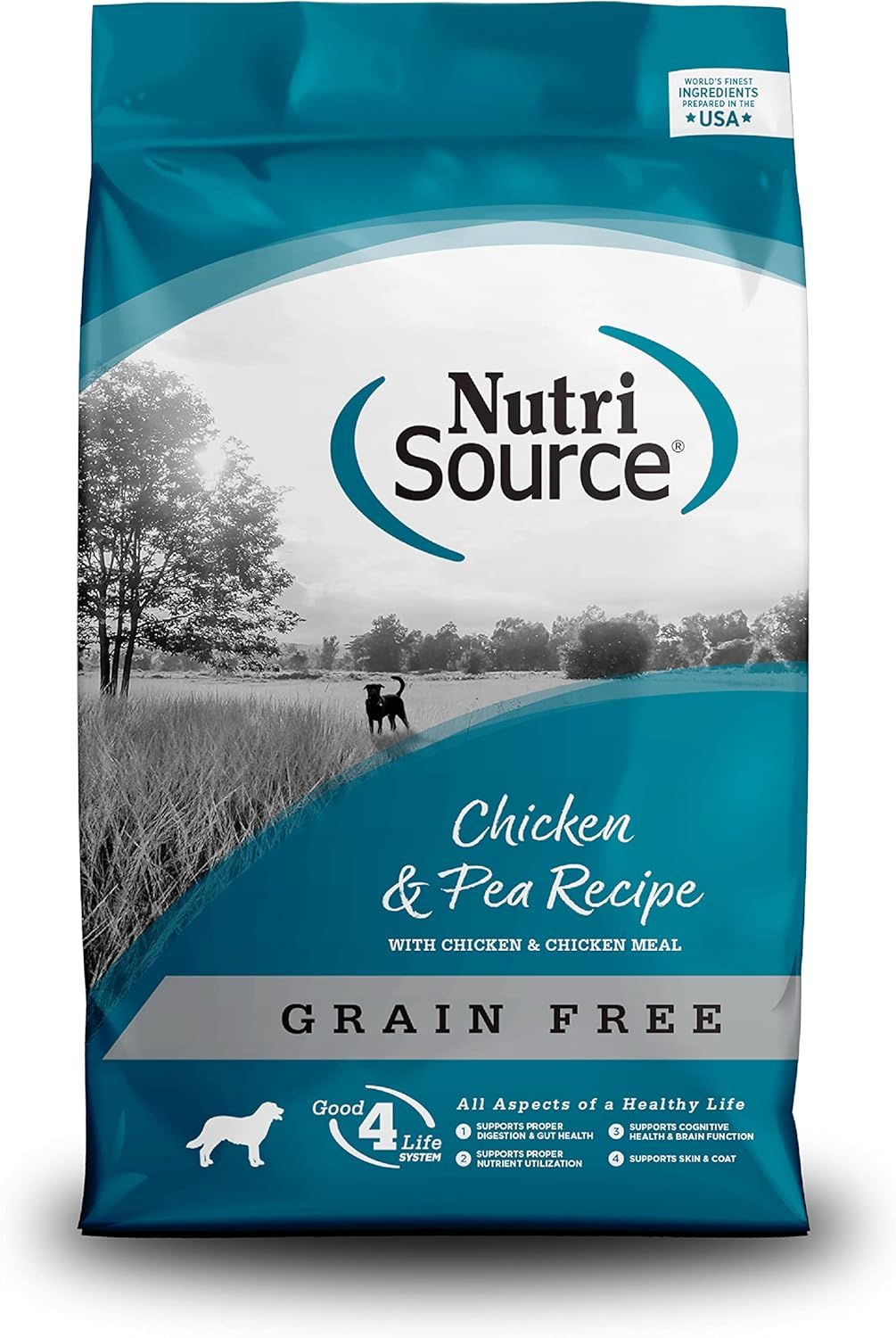 NutriSource Grain Free Chicken & Pea Dog Food  26 lbs.
