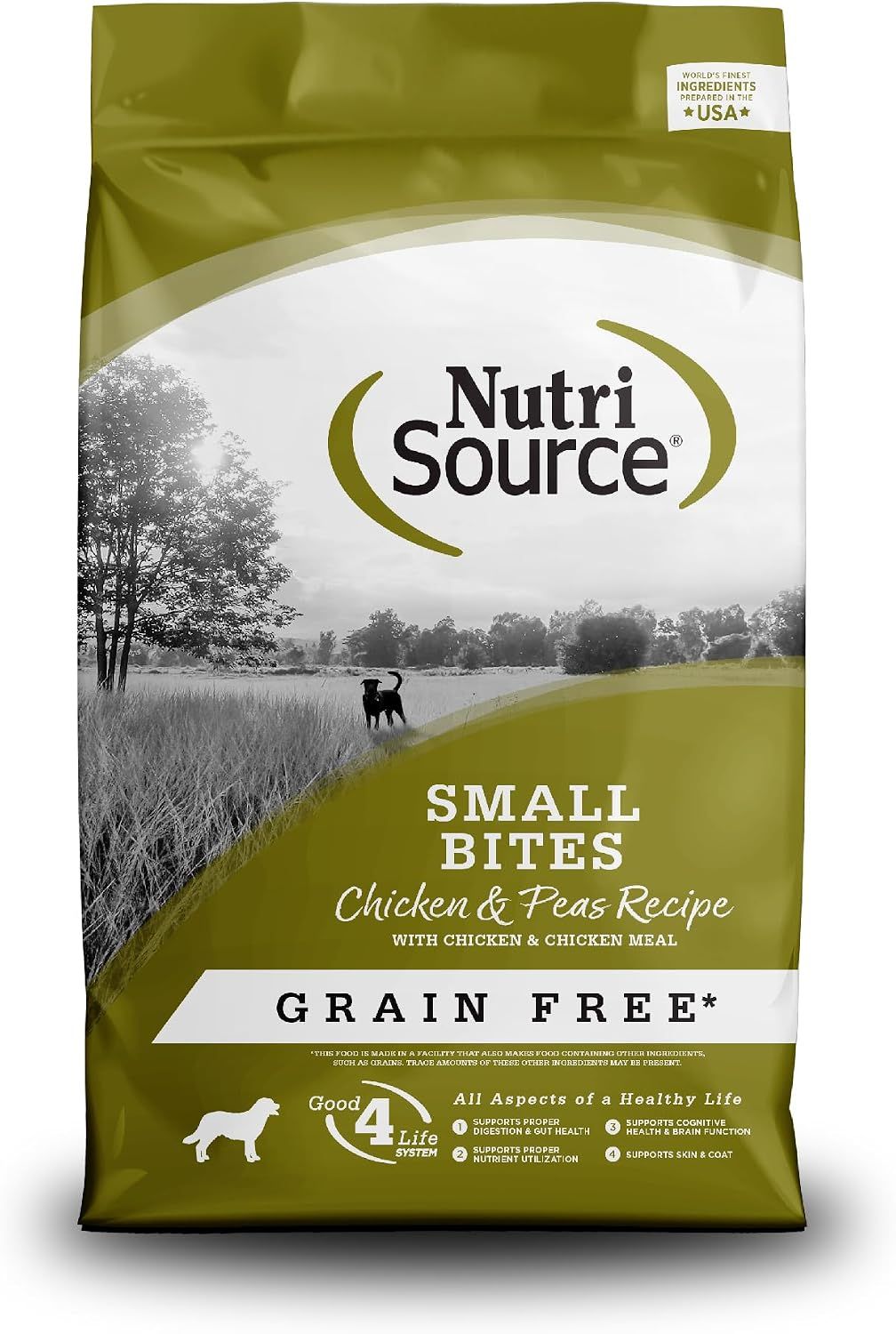 NutriSource Grain Free Chicken & Pea Dog Food  12 lbs.