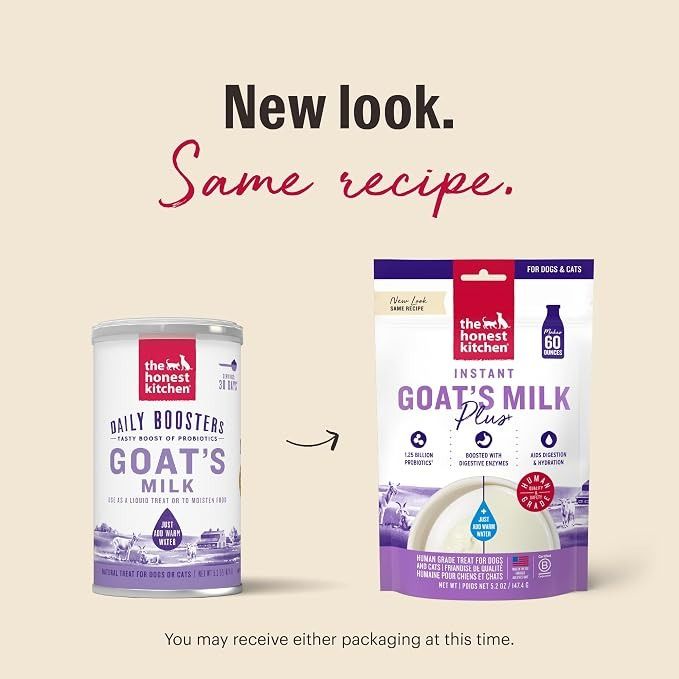 The Honest Kitchen Daily Boost Goat Milk 5.2oz