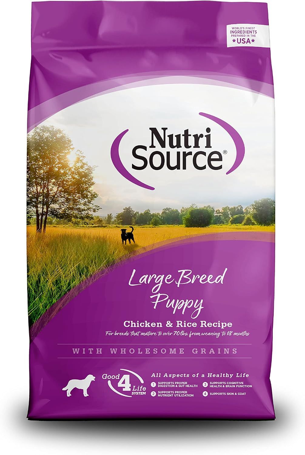 NutriSource Grain Free Large Breed Puppy Dog Food  8 / 1.5 lbs.