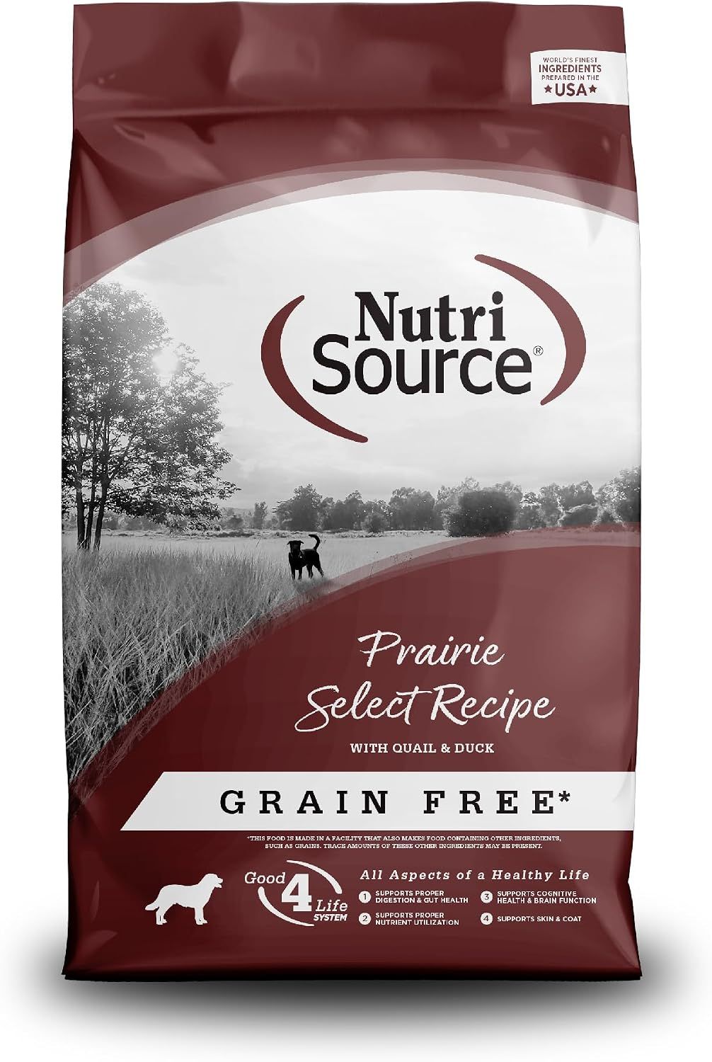 NutriSource Grain Free Prairie Select Dog Food  12 lbs.
