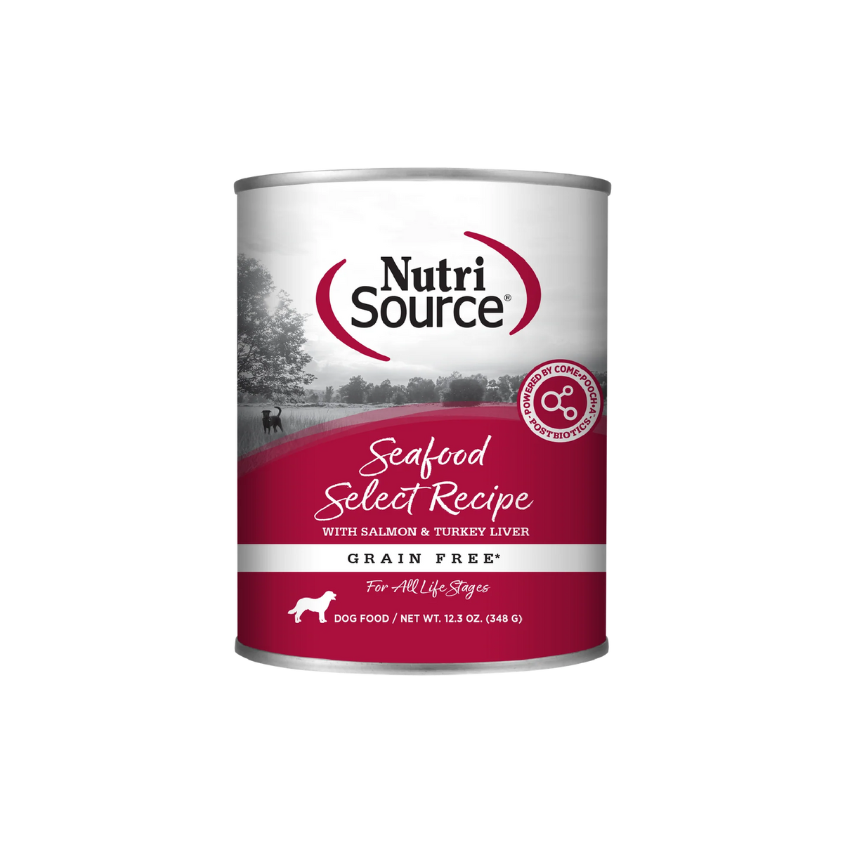 NutriSource Grain Free Seafood Select Dog Food Cans  12 / 12.3 oz