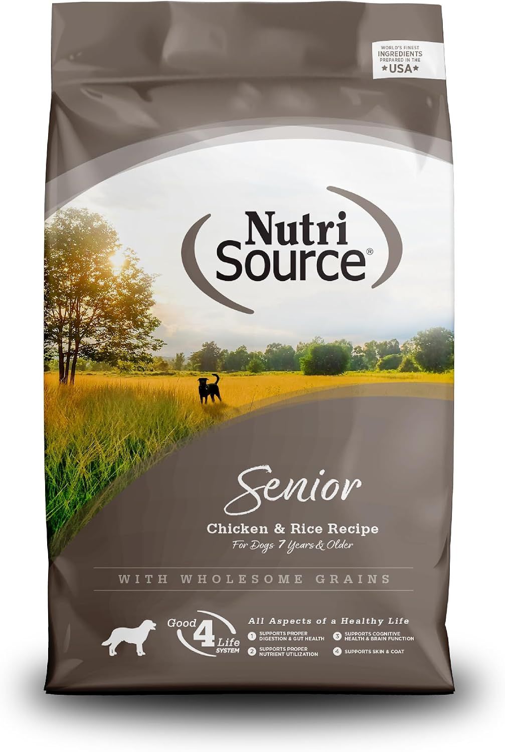 NutriSource Grain Free Senior Dog Food  12 lbs.