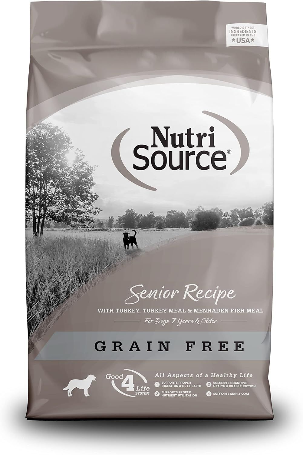 NutriSource Grain Free Senior Dog Food  26 lbs.