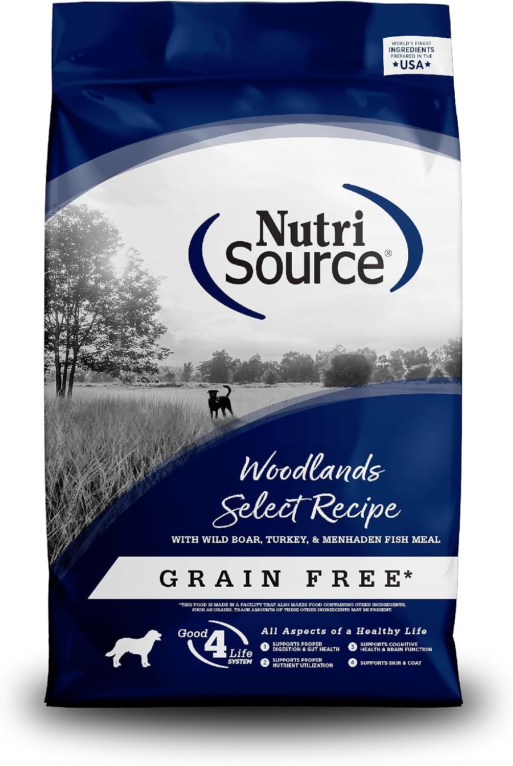 NutriSource Grain Free Woodlands Select Dog Food  12 lbs.