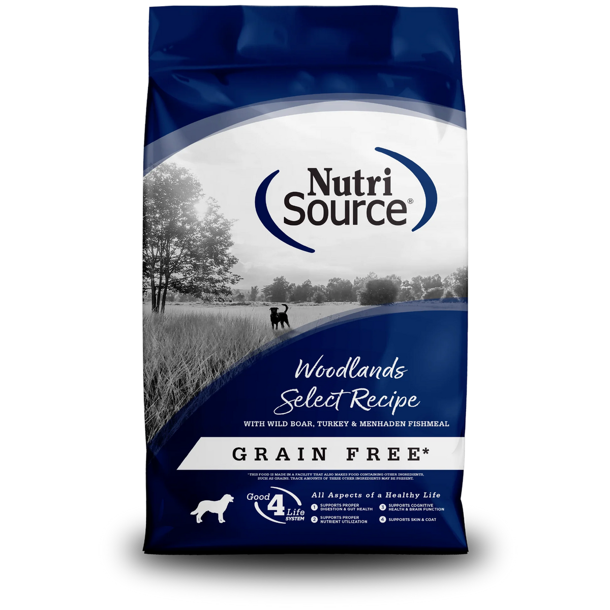 NutriSource Grain Free Woodlands Select Dog Food  8 / 4 lbs.