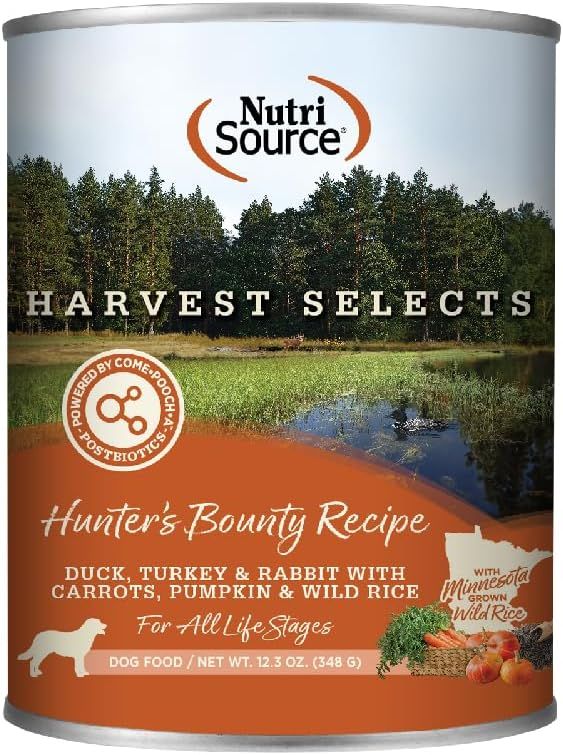 NutriSource Harvest Selects Hunter's Bounty Dog Cans  12 / 12.3 oz