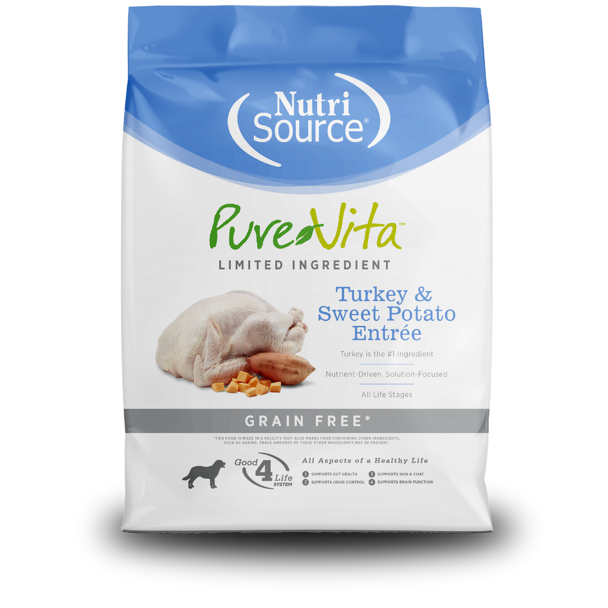 PureVita Grain Free Turkey and Sweet Potato 25lb