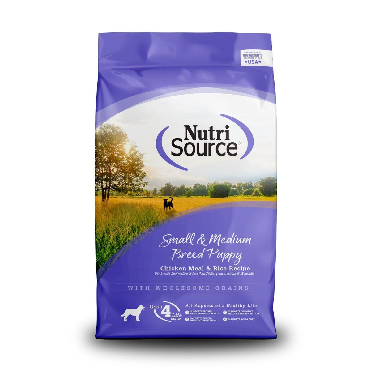 NutriSource Puppy Small and Medium Breed Chicken and Rice 12lb