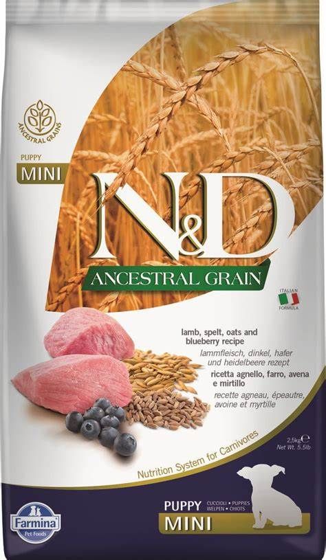 Farmina Ancestral Grains Lamb & Blueberry Mini Puppy 5.5 lb