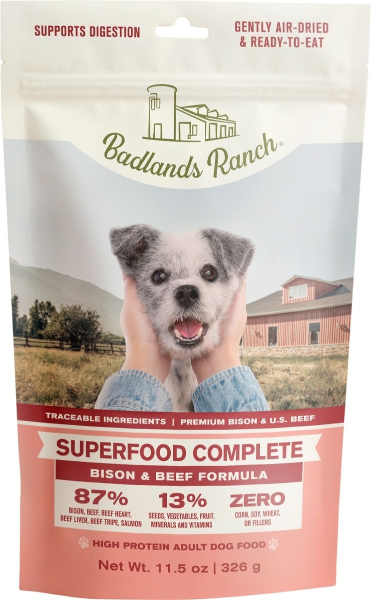 Badlands Ranch Dog Superfood Bison & Beef 11.5oz