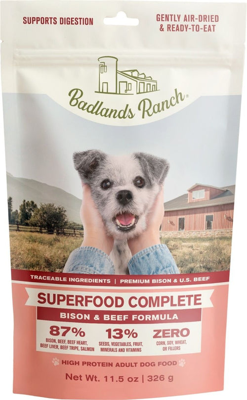 Badlands Ranch Dog Superfood Bison & Beef 11.5oz