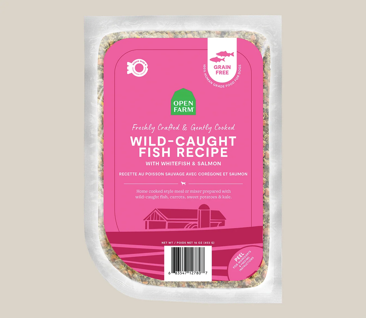 Open Farm Dog Food Grain Free Gently Cooked Fish 16 oz