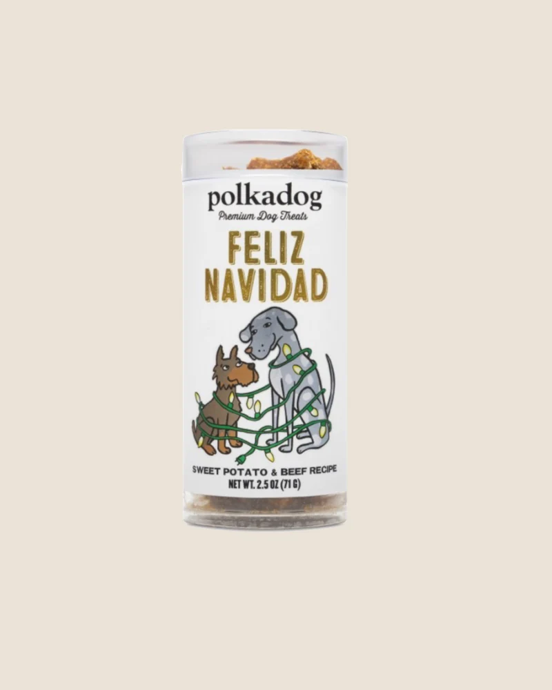 Polkadog : POLKA Dog FELIZ NAVIDAD 2.5 oz