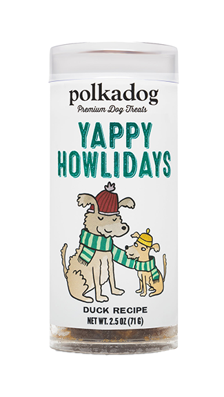 Polkadog Yappy Holidays Dog Treats, 2.5 oz