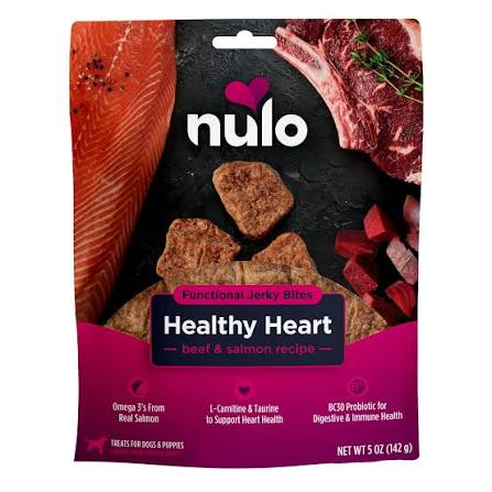 Nulo Functional Grain-Free Jerky Bites, Heart Health, 5 oz