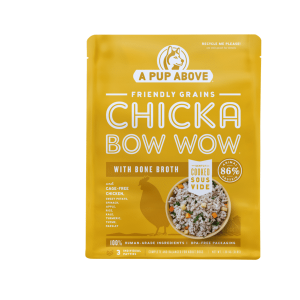 A Pup Above Dog Food Chicka Bow Wow