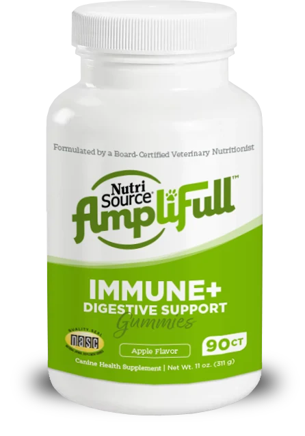NutriSource Amplifull Immunity + Digestive Support Dog Gummy Supplement  6/11 oz.